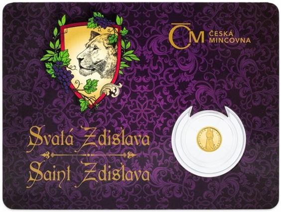 Česká mincovna zlaté mince Patroni Svatá Zdislava 0,5 g