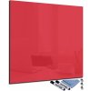 Tabule Glasdekor Magnetická skleněná tabule 40 x 40 cm červená