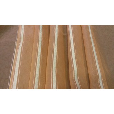 Záclona - organza s žinylkou okrová 300 cm – Hledejceny.cz