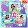 Puzzle TREFL Gábinin kouzelný domek Gábinčiny činnosti 3v1 20,36,50 dílků