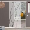 Interiérové dveře Amod Sfinga skleněné 900x2175 mm s mušlí