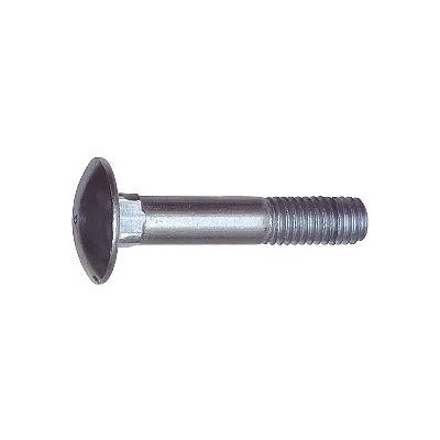 Vratový šroub bez matice DIN603 M8x160, ocel pozink (50 ks) – Sleviste.cz