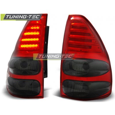 Zadní světla Toyota Land Cruiser 120 03-09 - kouřové/červené LED – Hledejceny.cz