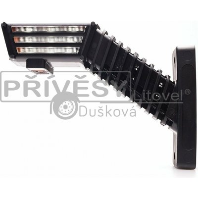 Svítilna doplňková obrysová LED WAS W297.4.4/2555 pravé 12-24V,SPOT s blinkrem a projekcí na zem – Hledejceny.cz