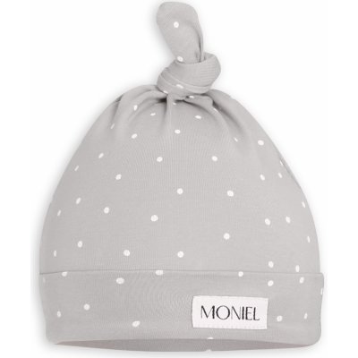 Moniel Dětská čepice Dots šedá – Zboží Dáma