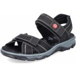 RIEKER DÁMSKÉ SANDÁLY 68851 02 ČERNÁ – Zboží Dáma