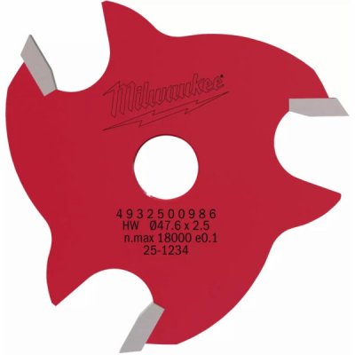 Milwaukee Drážkovací trn a frézy - Rtr B. S8 Slot Cutter 2.5mm - 1 pc – Hledejceny.cz