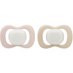 b.box dudlíky silikon Glow blush/latte 2ks – Zboží Dáma