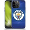 Pouzdro a kryt na mobilní telefon Apple Pouzdro Head Case Apple iPhone 15 Pro Manchester City FC - Modré nové logo