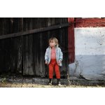 dětská merino bunda s kapucí a prodlouženými zády Cosilana šedá – Zboží Dáma