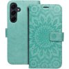 Pouzdro a kryt na mobilní telefon Samsung Forcell MEZZO Book case Samsung Galaxy A55 5G mandala green 599423