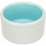 Trixie Miska keramická bílá/modrá 100 ml 7cm – Hledejceny.cz
