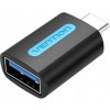 Adaptér a redukce k mobilu Vention USB-C (M) to USB 3.0 (F) OTG Adapter Black PVC Type CDUB0