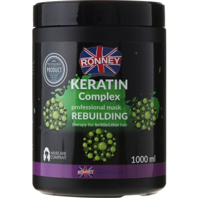 Ronney Keratin maska pro slabé a křehké vlasy 1000 ml – Sleviste.cz