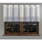 Dekorační metrážová vitrážová záclona CIELLO bílá výška 60 cm MyBestHome – Hledejceny.cz