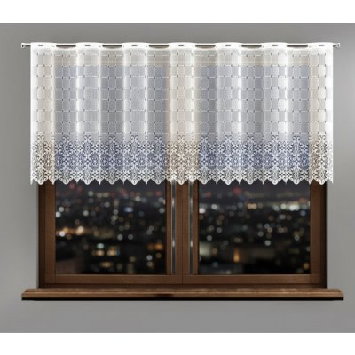 Dekorační metrážová vitrážová záclona CIELLO bílá výška 60 cm MyBestHome – Hledejceny.cz