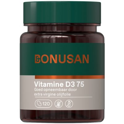 Bonusan Vitamin D3 75 mcg 120 měkkých kapslí – Hledejceny.cz