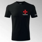 Templářské tričko vzor 2T černá – Hledejceny.cz