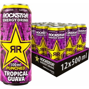 RockStar Punched Energy + Guava 12 x 500 ml