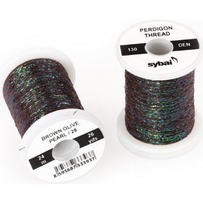 Sybai Lametka Perdigon Thread Brown Olive Pearl – Hledejceny.cz