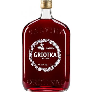 Bartida Griotka Cherry Likér 20% 1 l (holá láhev)