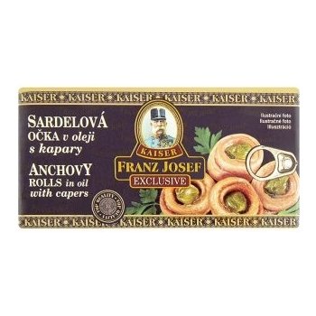 Kaiser Franz Josef Exclusive Sardelová očka v oleji s kapary 45g