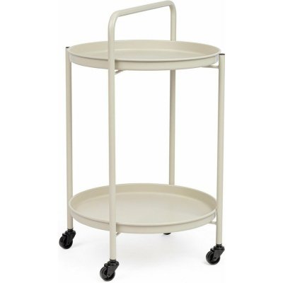Yes Everyday Austin servírovací stolek béžová – Zboží Mobilmania