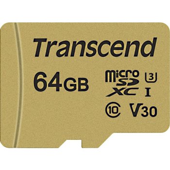 Transcend microSDXC 64 GB UHS-I U3 TS64GUSD500S