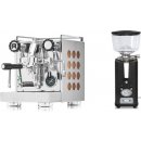 Set Rocket Espresso Appartamento Copper + ECM S-Automatik 64