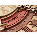 Robotime Rokr Dřevěné 3D Nástěnné hodiny LC601 168ks – Zboží Dáma