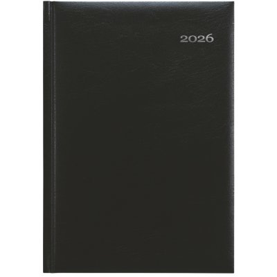 G-Notes GRASPO Kronos A5 denní 2026 černý – Zboží Živě