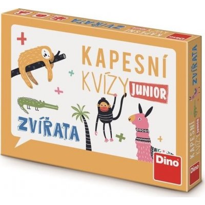 DINO Kapesní kvízy junior: Zvířata – Zboží Živě