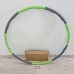 Bydlení M.S. Masážní obruč Hula hop zeleno-šedá, 75 - 95 cm – Zboží Dáma