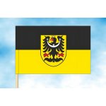 LIBEA, s.r.o. Slezská vlajka půlený list Rozměr: 60×90 cm, Uchycení: Návlek na žerď – Hledejceny.cz