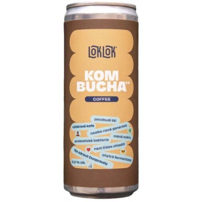 LOKLOK kombucha káva 0,33 l – Sleviste.cz