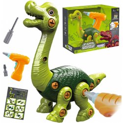 WOOPIE Twisted Dinosaur + vrtačka 31 ks