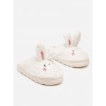 Zateplené dámské papuče bílý zajíc C71-42 – Sleviste.cz