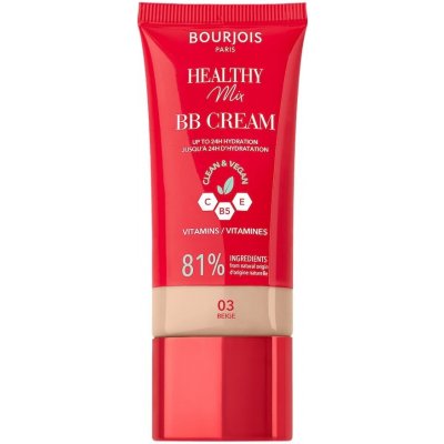Bourjois Healthy Mix krycí BB krém s komplexem vitamínů C E a B5 č. 04 Sun Beige 30 ml – Sleviste.cz