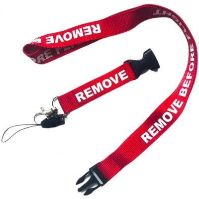 Šňůrka na krk Remove before flight – Hledejceny.cz