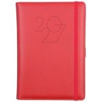 Poly A5 denní 2027 červená – Zboží Mobilmania