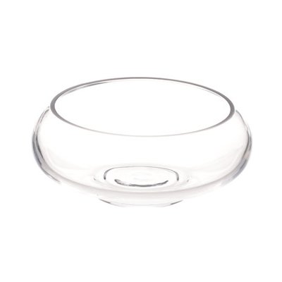 Váza skleněná Limona, 19 x 8 x 19 cm, kulatá nízká – Zboží Dáma