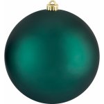 OBI Vánoční ozdoba plastová koule XXL matná zelená pr. 20 cm 1 ks – Hledejceny.cz