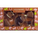 Heilemann mléčná čokoláda dárková sada Jezdectví 100 g – Zboží Dáma