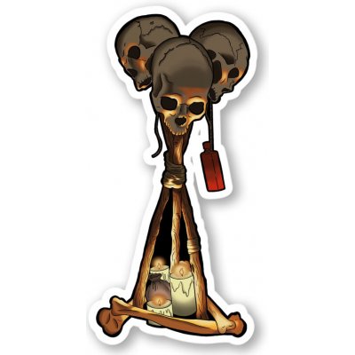 Dead by Daylight Samolepka Totem – Zboží Živě