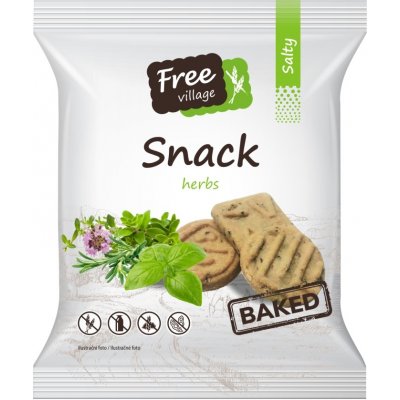 Free village Snack bylinkový bez lepku 100 g – Hledejceny.cz