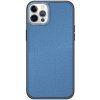 Pouzdro a kryt na mobilní telefon Pouzdro AppleKing kožené s pokoveným rámečkem iPhone 12 Pro Max - modré