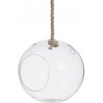Giftdecor Závěsná dekorativní váza, Ø 18 cm transparentní – Hledejceny.cz