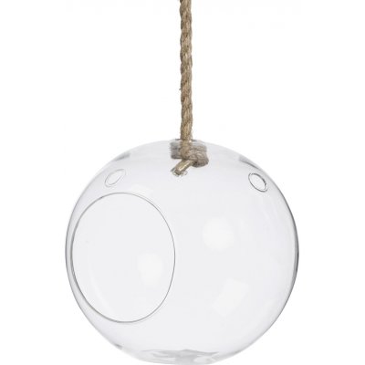 Giftdecor Závěsná dekorativní váza, Ø 18 cm transparentní – Hledejceny.cz