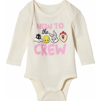 Dívčí body s dlouhými rukávy bílá – Sleviste.cz