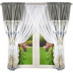 Fliying Komplet L586 šedá/béžová - 400x155 cm – Hledejceny.cz